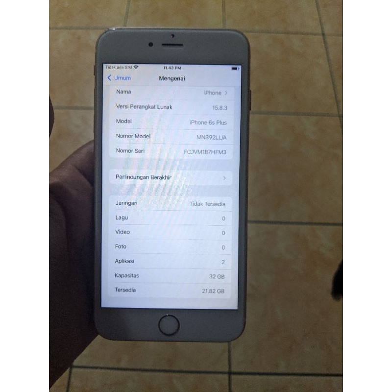 Iphone 6s plus 32gb bypass wifi only
