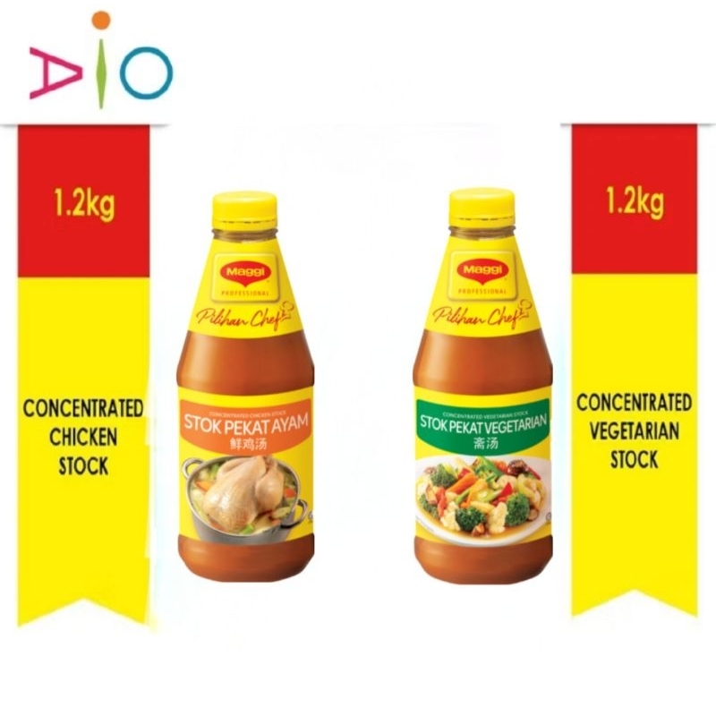 

MAGGI Stok Pekat Ayam | Stok Pekat Vegetarian 1.2kg