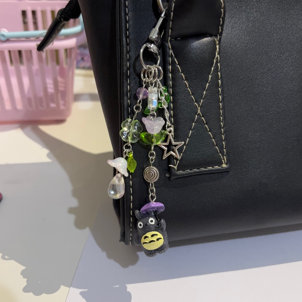 Totoro Forest Charm keychain/ gantungan kunci tas totoro studio ghibli