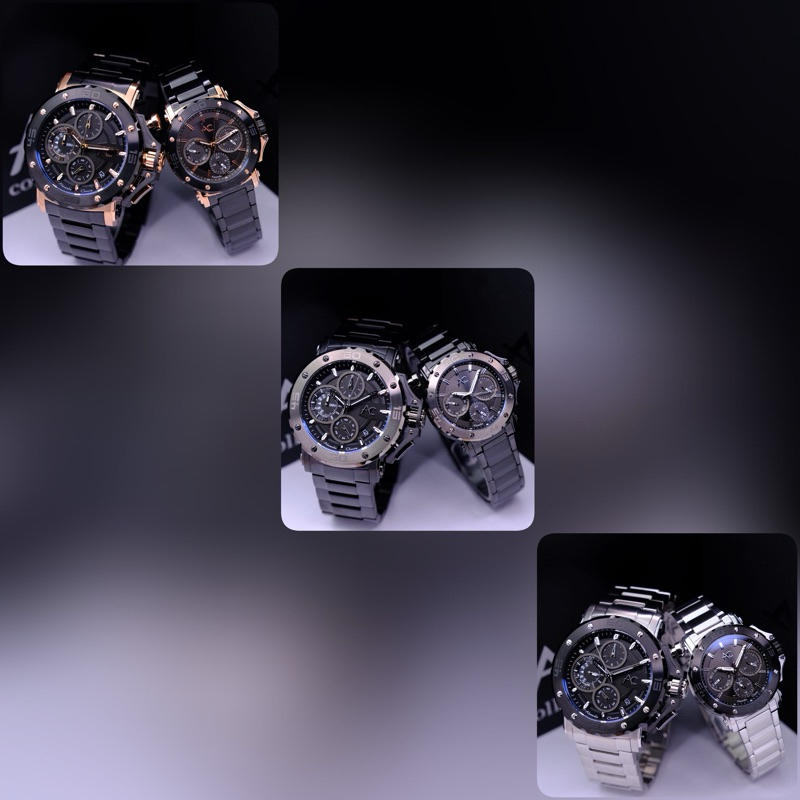 FREE BATRAI COD JAM TANGAN COUPLE ALEXANDRE CHRISTIE AC9205 / AC 9205 STAINLES OR LEATHER ORIGINAL G