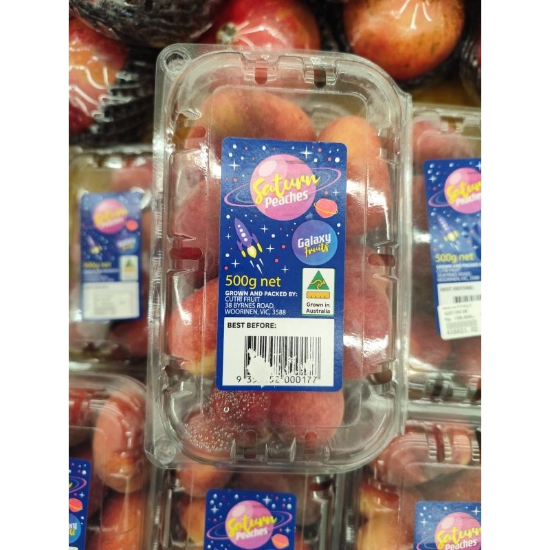 

Buah peach donut import Australia asli manis 500 gram