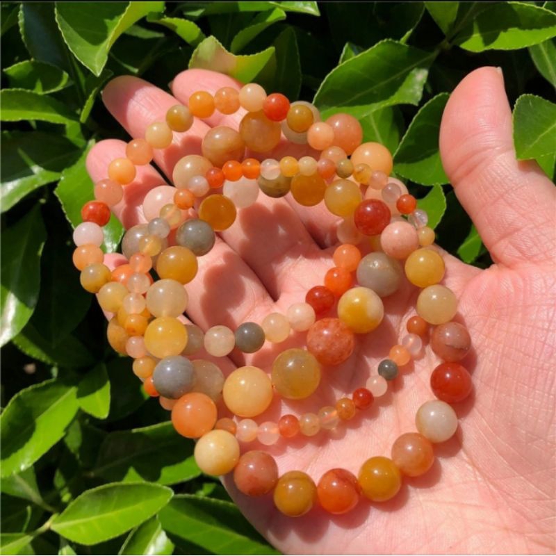 Batu Gelang Giok Yellow Aventurin Original