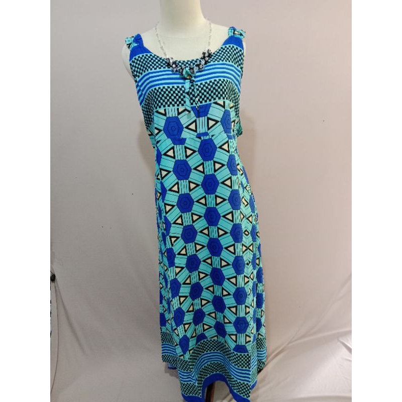 Daster Ethnic Authentic-Daster Payung Singlet Halus Lembut Dingin Size Jumbo