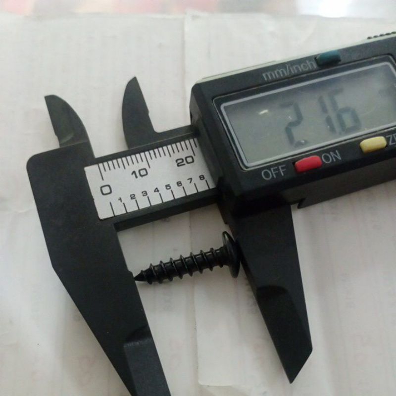 SEKRUP HITAM M5X19 DIAMETER 5MM PANJANG 19MM CARBON STEEL SEKRUP LANCIP KASAR BAUT SPEAKER