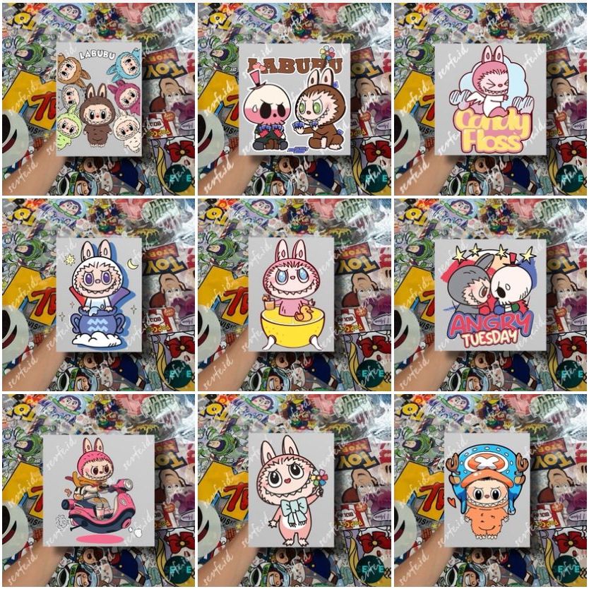 

Stiker Sablon Setrika Sablon LABUBU B