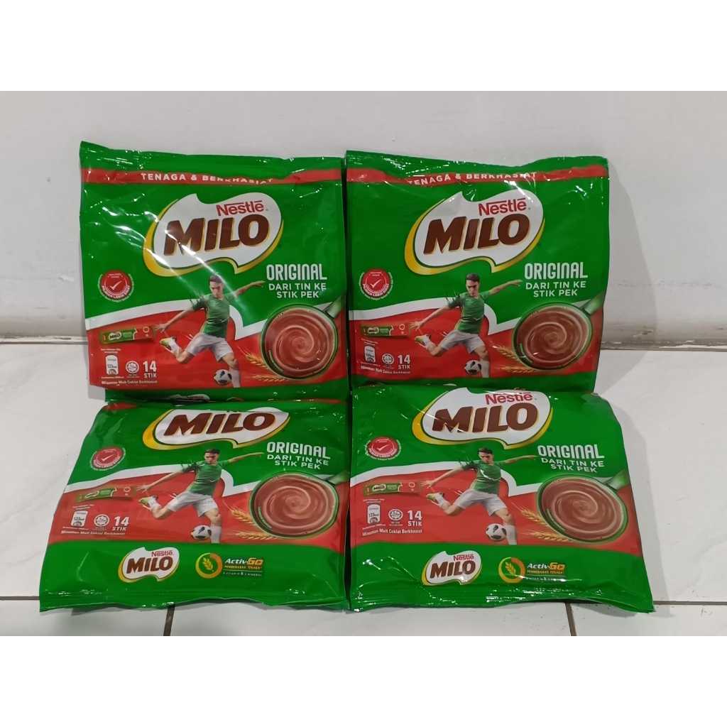 

NESTLE MILO Original Stikpek Activ-Go Malaysia (30g x 14 sachet) Milo Kosong