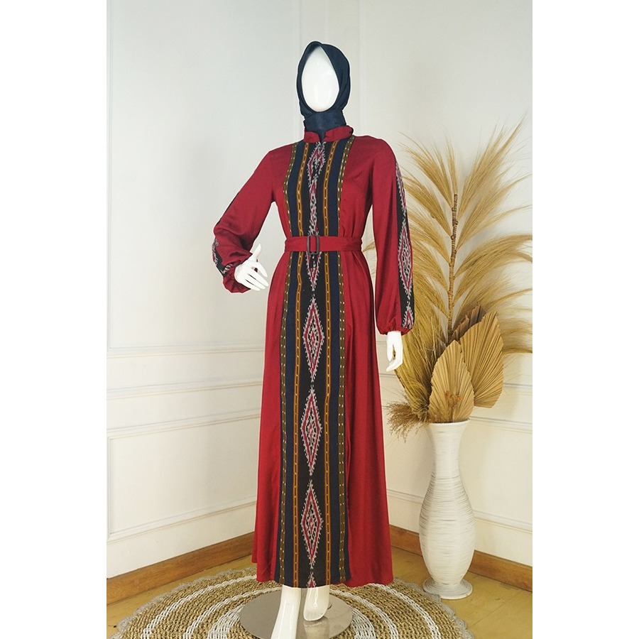 gayatri Dress By Esme Daily -Gamis tenun original