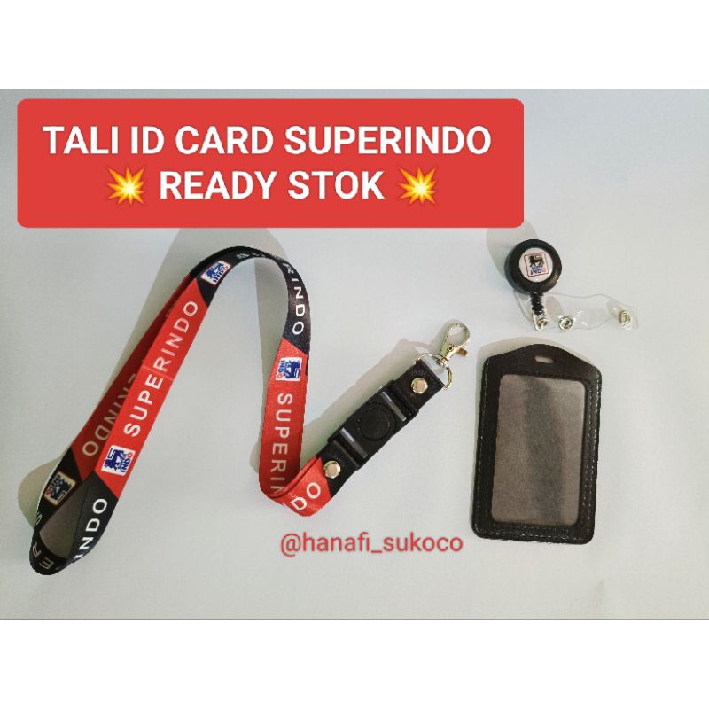 

SUPERINDO tali id card printing Superindo [READY STOK] Lanyard SATUAN