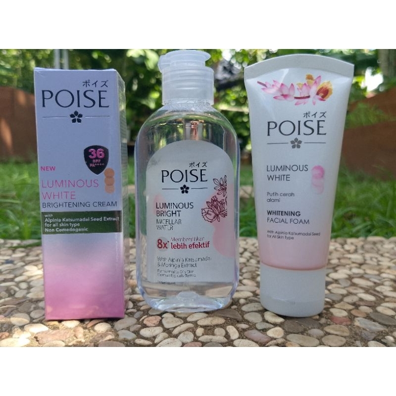 PAKET POISE LUMINOUS WHITE BRIGHTENING CREAM