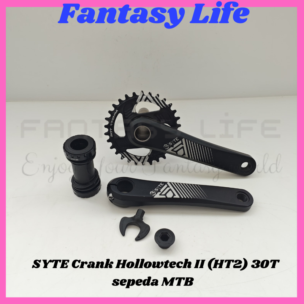 5fasahanam - fantasy crank syte hollowtech ii ht2 30t alloy sepeda mtb
