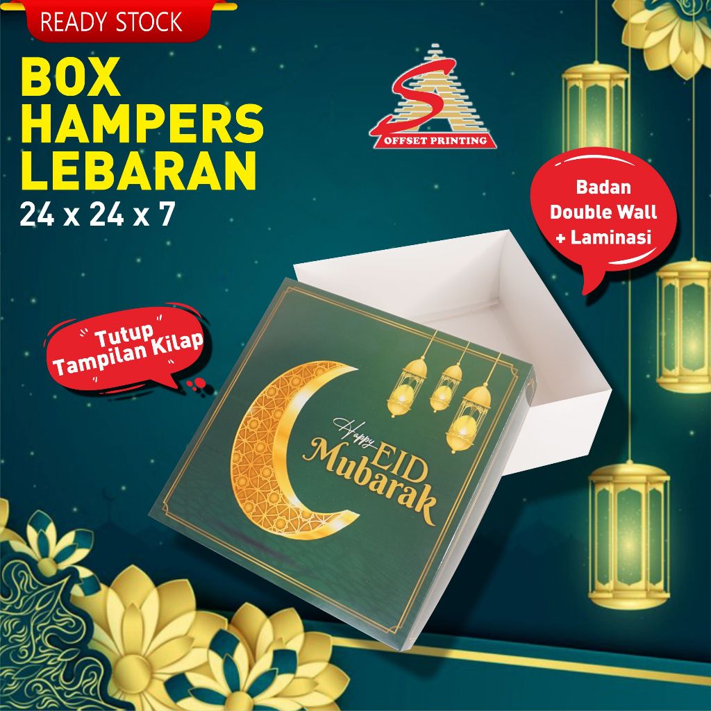 

24 x 24 x 7 Box Lebaran/Box Kue kering/ Box Idul Fitri
