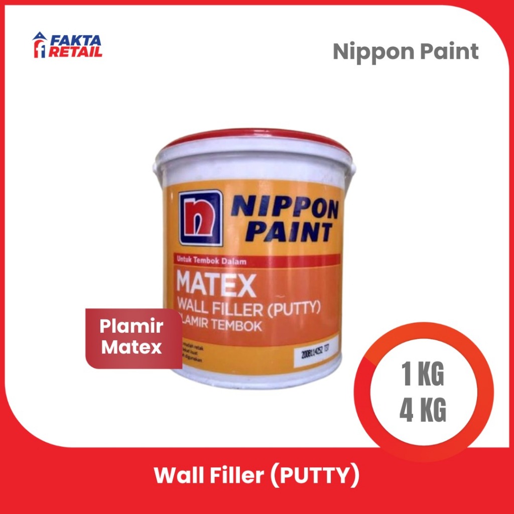 MATEX PUTTY NIPPON PAINT 1 KG & 4 KG