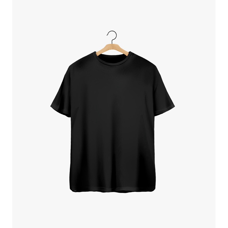 KAOS KATUN CARDED POLOS TEBAL