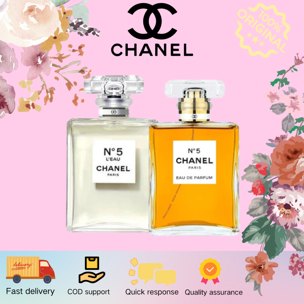 [✅100% Original] CHANEL N°5 No5 Eau de Parfum EDP 100ml / CHANEL N°5 No5 L'EAU 100ml for women /Flor