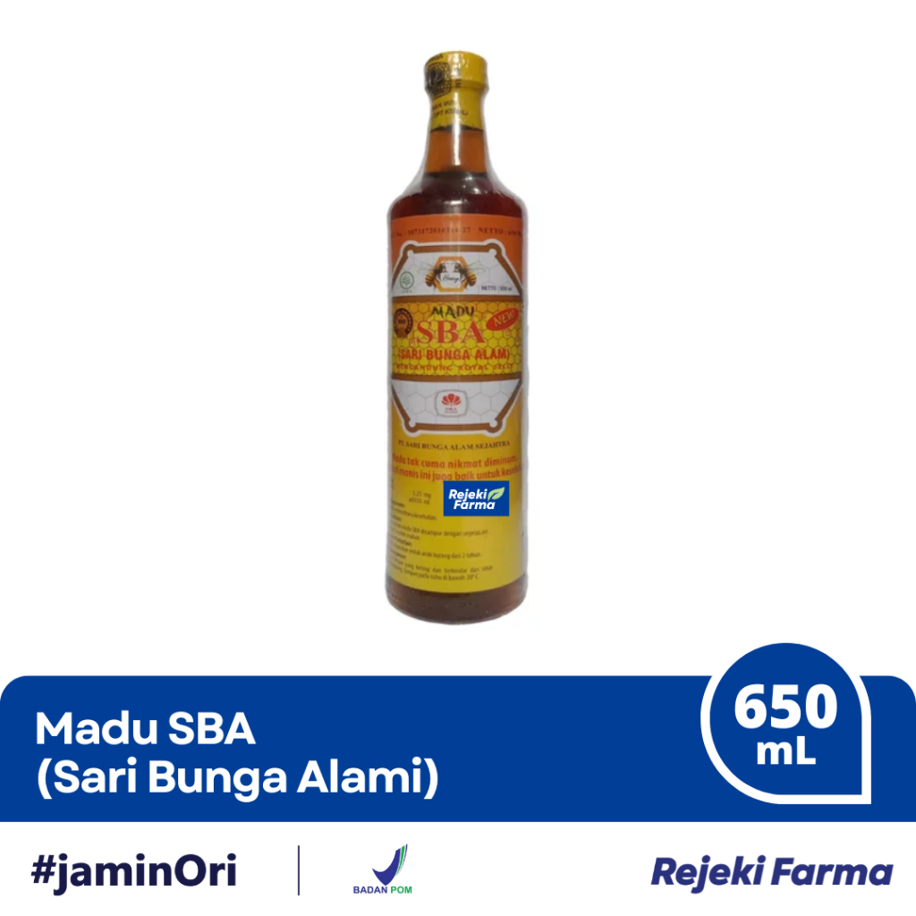 

Madu SBA 650 ml - Sari Bunga Alam Honey Royal Jelly