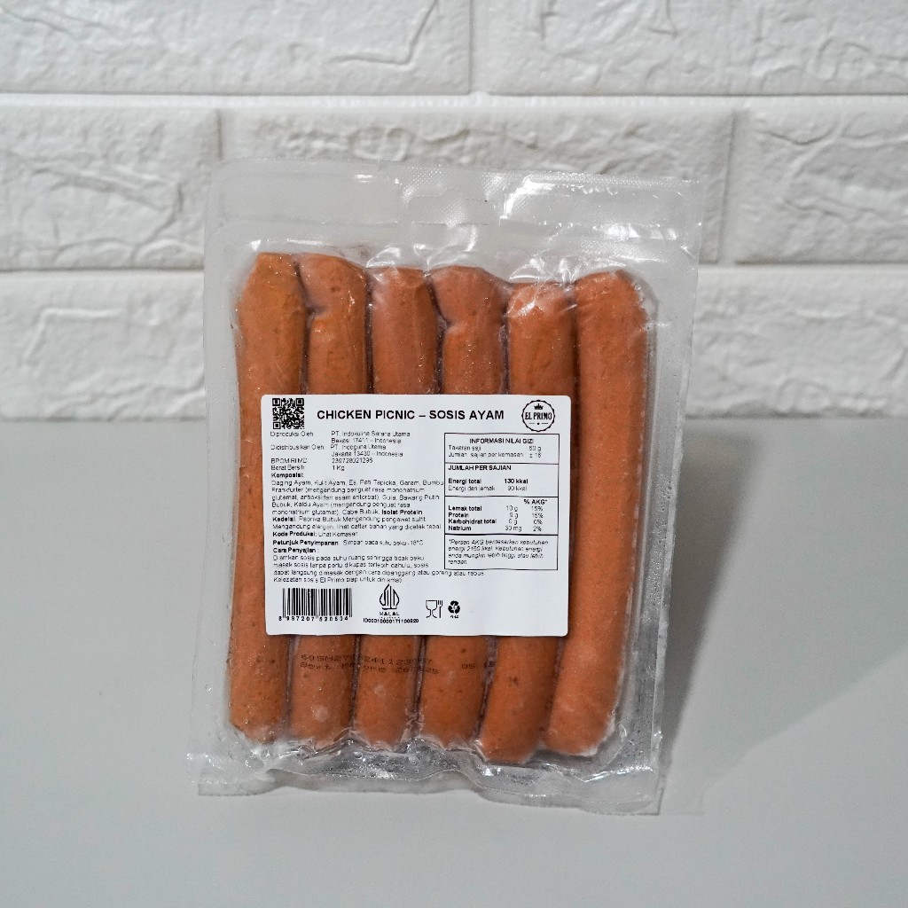 

EL PRIMO CHICKEN PICNIC SAUSAGE 1KG