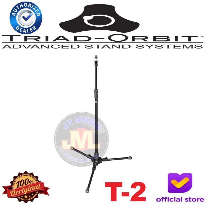 Triad Orbit T2 Standard Tripod Stand Microphone Triad Orbit T-2 Stand Mic