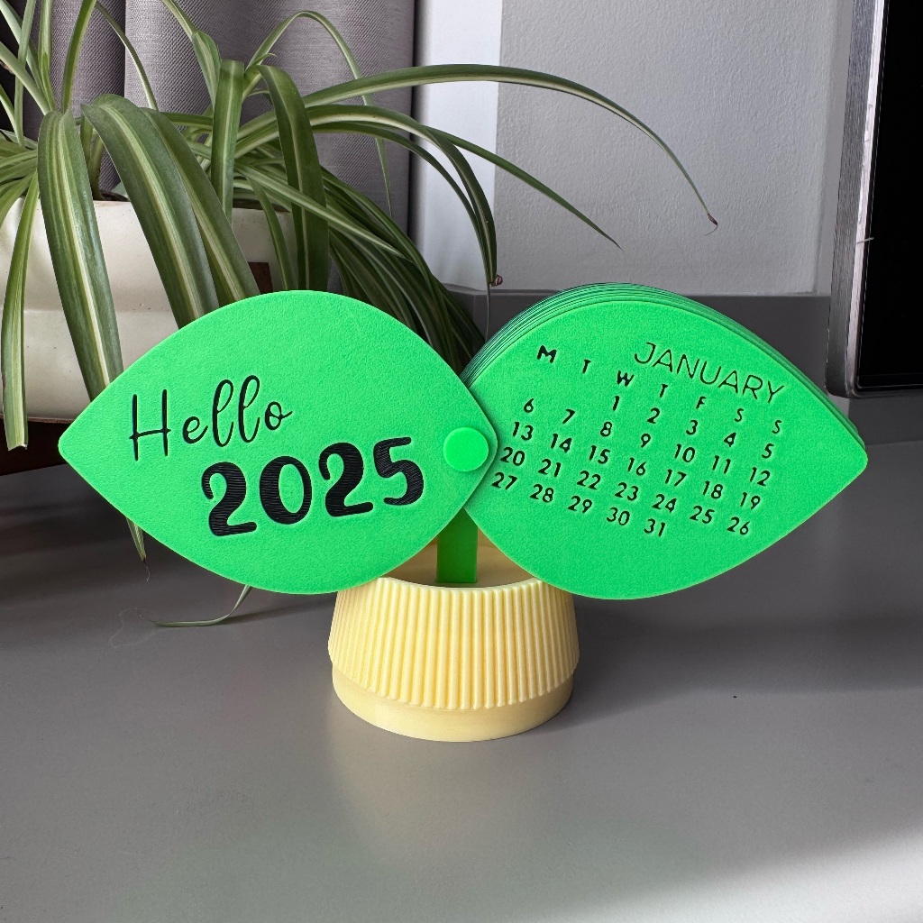 

2025 Calendar | Mini Aesthetic Calendar | Desk Calendar | Kalendar Meja Unik Bentuk Pot Tanaman | Hampers Tahun Baru 2025 | Kado Tahun Baru Kalendar