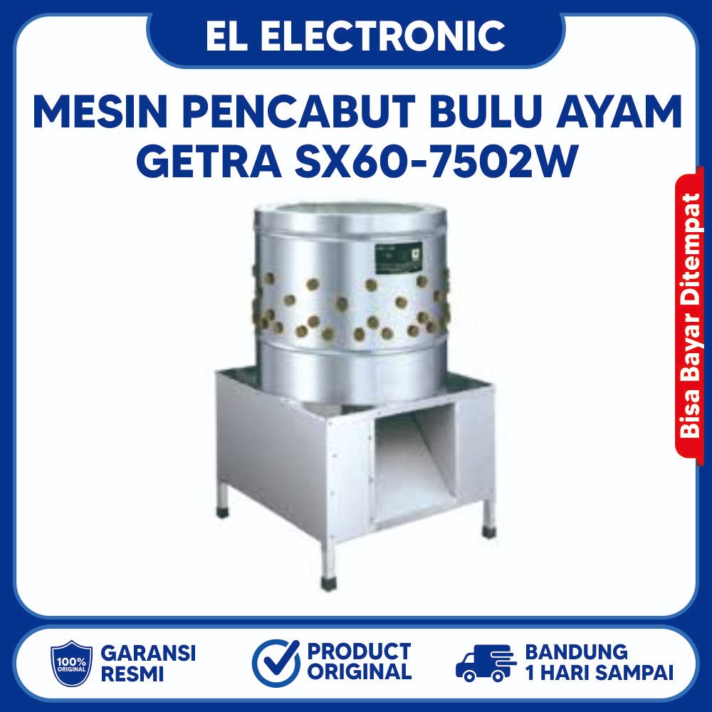 MESIN PENCABUT BULU AYAM / UNGGAS GEA RSA GETRA SX60-7502W FREE PACKING KAYU