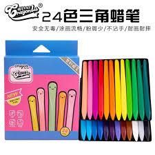 

HIGH QUALITY Crayon Lab Non Toxic Crayon Triangular Crayon Lab Triangle Crayon Plastik Anti Kotor Tangan