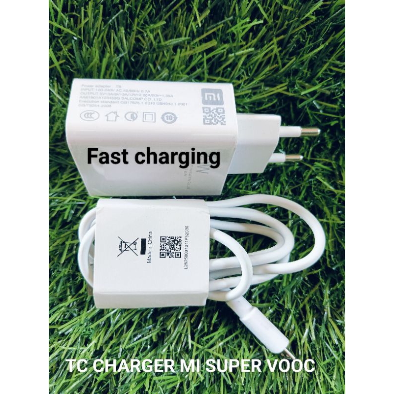 TC CHARGER  XIAOMI FAST CHARGING 33 watt  Super Vooc
