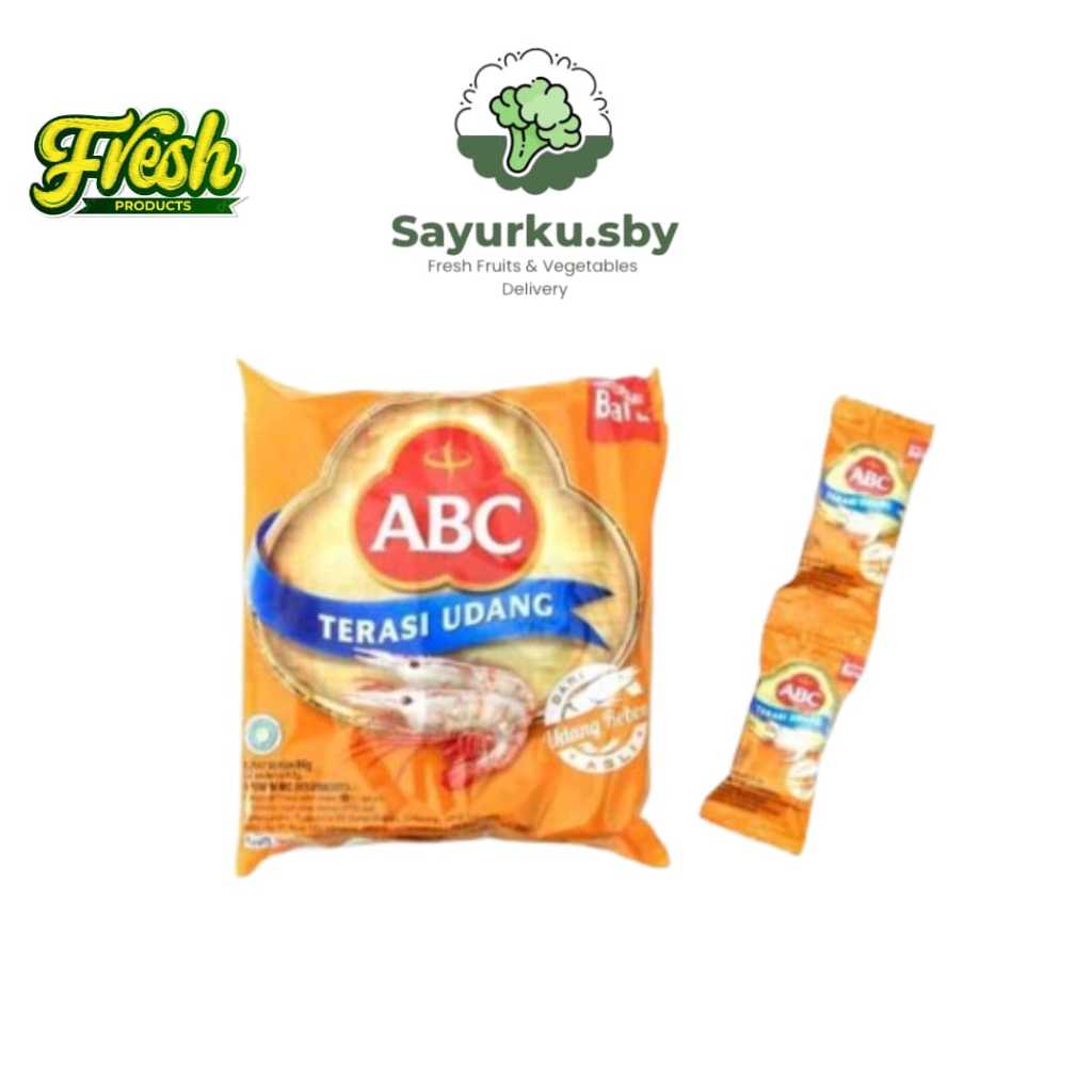 

Terasi udang ABC sachet 76 gr 500 /pcs