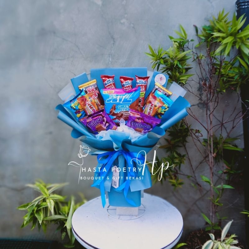 

(S-L) BUKET SNACK , SNACK BOUQUET HADIAH WISUDA, PELEPASAN, ULANG TAHUN