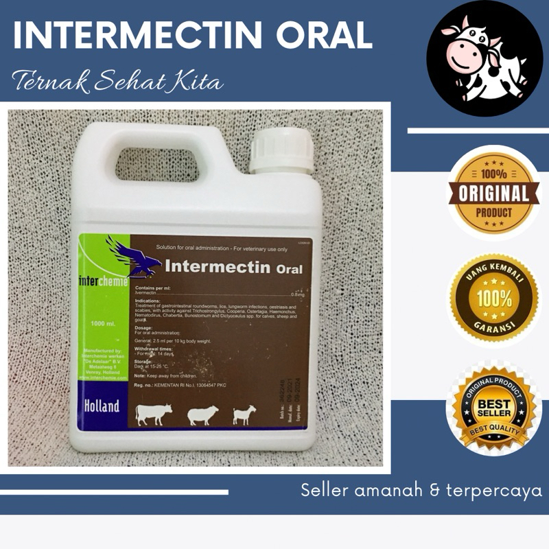 intermectin oral, obat kutu, obat cacing, obat gurem