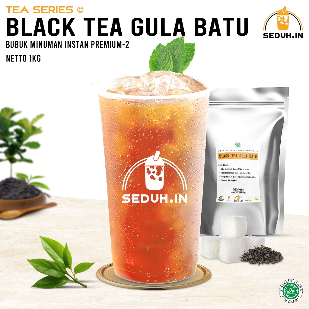 

SEDUHIN - OFFICIAL - Black tea Original Teh 1kg / Bubuk Minuman PREMIUM 2