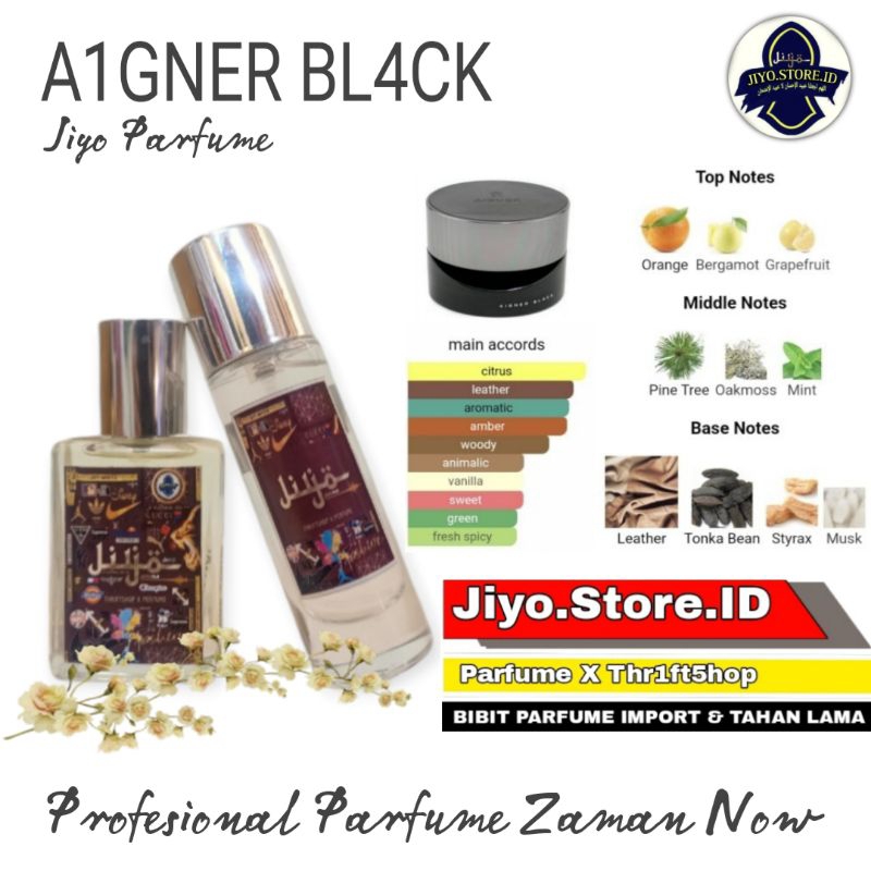Jiyo Parfume For Men Inspired By A1GNER BL4CK Edp Tahan Lama FREE Tester