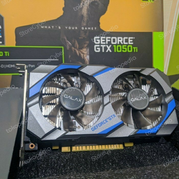 GALAX GTX 1050 TI 4GB DDR5 1 CLICK OVERCLOCK GTX1050Ti GTX 1050Ti GTX1050 Ti GTX 1050Ti BERGARANSI