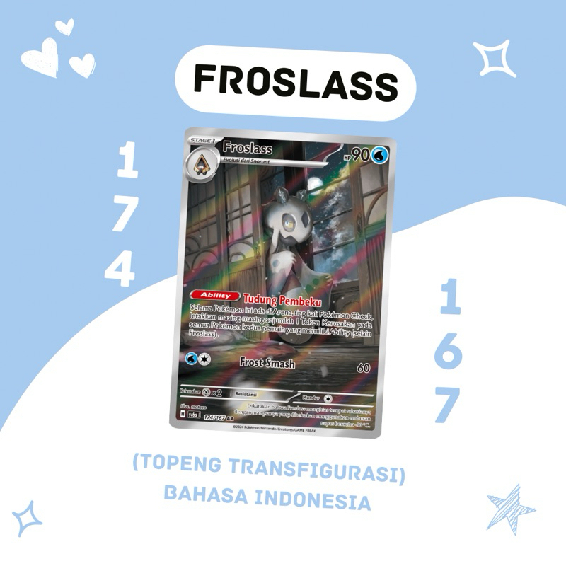 Froslass AR SV6S 174/167 Pokemon TCG Indonesia