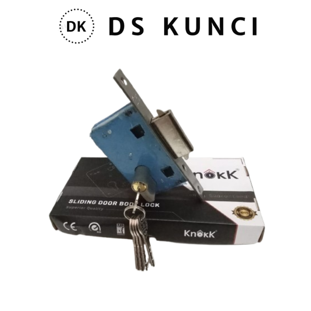 Body Sliding Pintu Kayu & Aluminium- Kunci Mekar - Kunci Pintu Geser