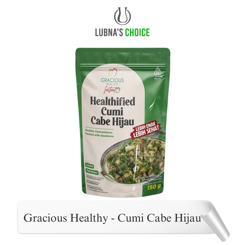 

Gracious Healthy Makanan Diet Instan - Cumi Cabe Hijau