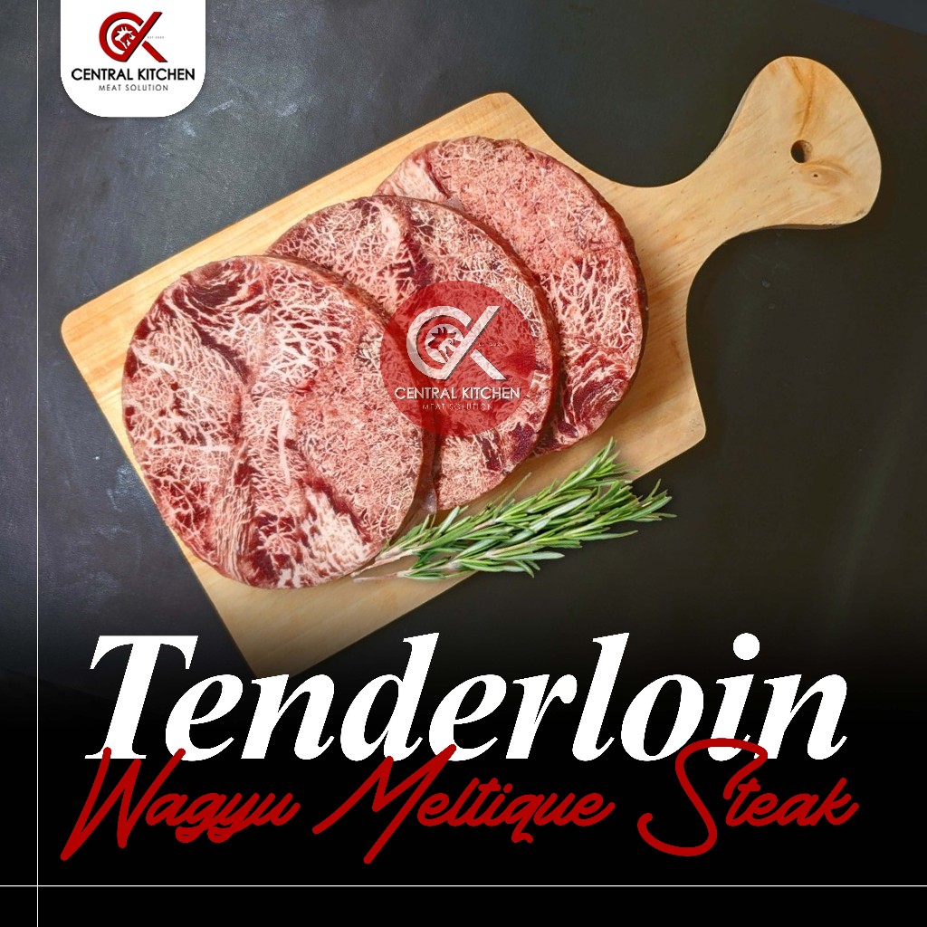 

Daging Sapi Wagyu Round Tenderloin Meltik Meltique Beef Steak 200gr