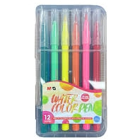 

WATERCOLOR PEN 12 COLOR / SOFT BRUSH WATER COLOR PEN M&G 12 WARNA ACP901CC