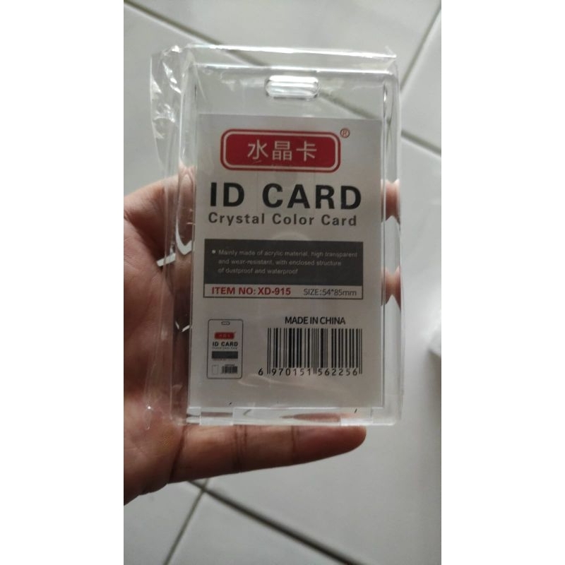 

Frame Id Holder Id Card Acrylic Casing Acrylic Id Card 2 sisi Tempat Kartu Id Card Transparant Name Tag Acrylic 2 Muka