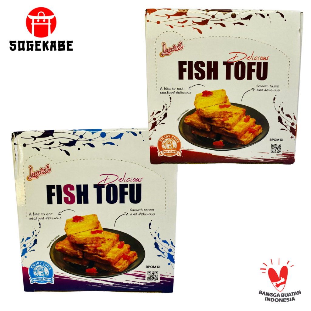 

Luvish Fish Tofu Spicy - Barbeque - 1 Box Isi 30 Pcs