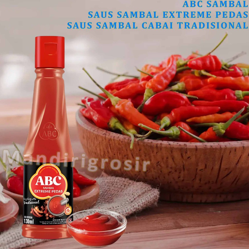 

Saus Sambal Extreme Pedas * ABC Sambal * Saus Sambal Cabai * 130ml