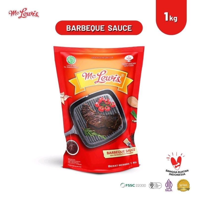 

Mc Lewis Barbeque Sauce 1kg Saus BBQ