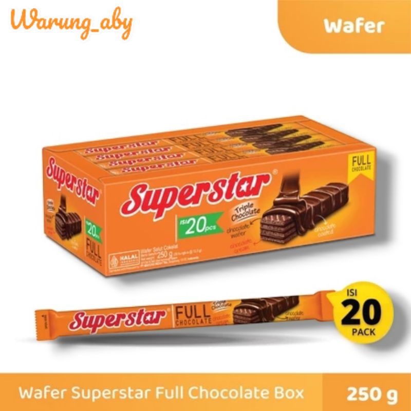 

Wafer Superstar Full Cokelat 1 Box | Wafer Superstar Batman