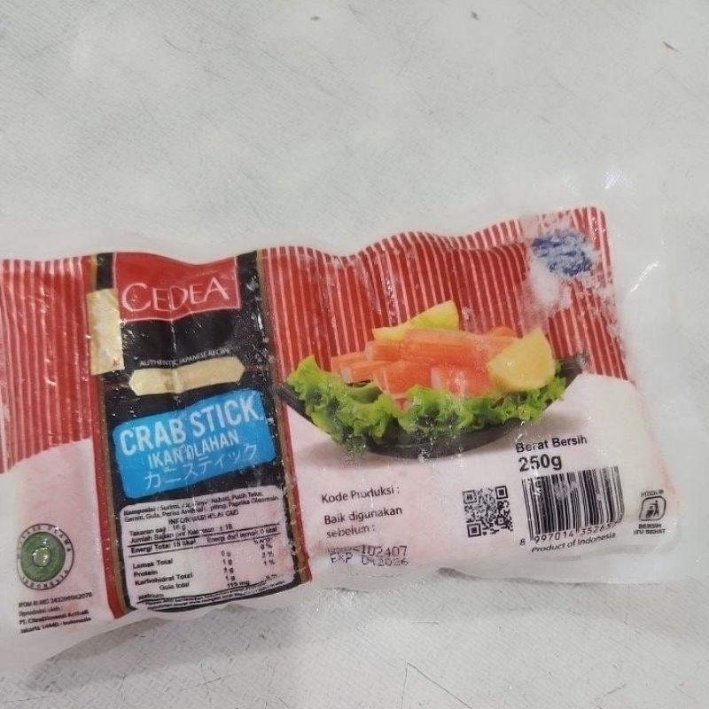 

CEDEA - CRAB STIK IKAN OLAHAN 250GR