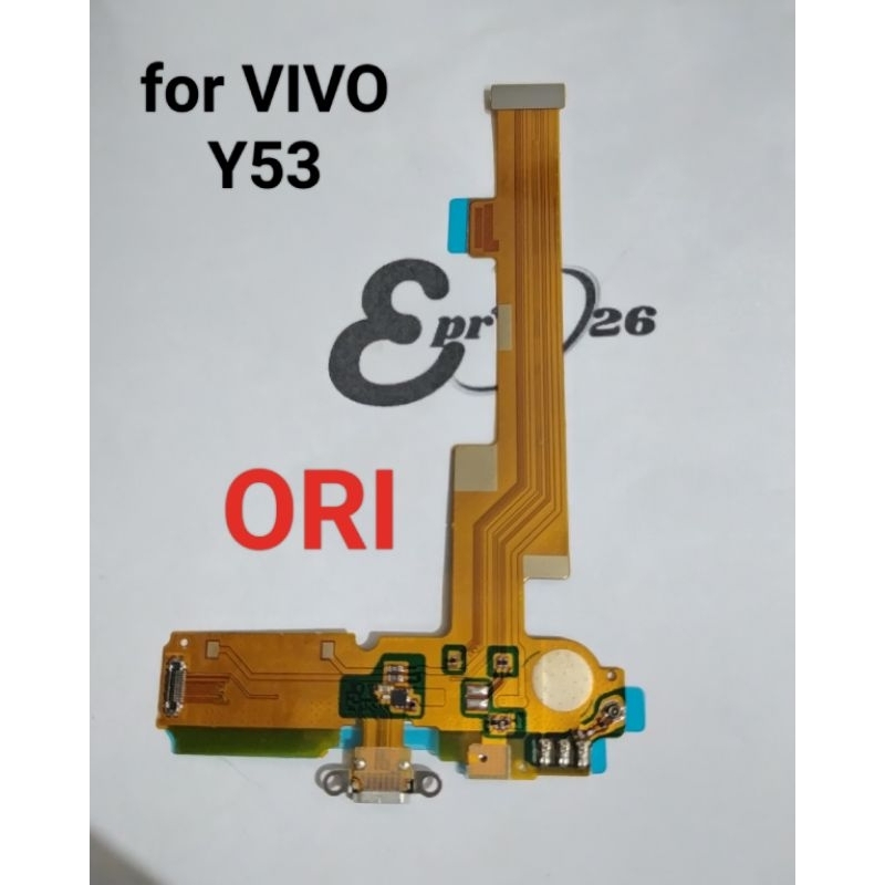 FLEXIBEL CHARGER VIVO Y53 / KONEKTOR CHARGER VIVO Y53 ORIGINAL + MIC
