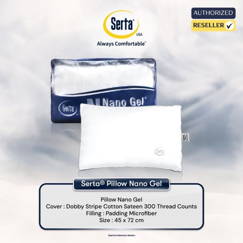 Bantal Serta Nano Gel - Serta Nano Gel Pillow