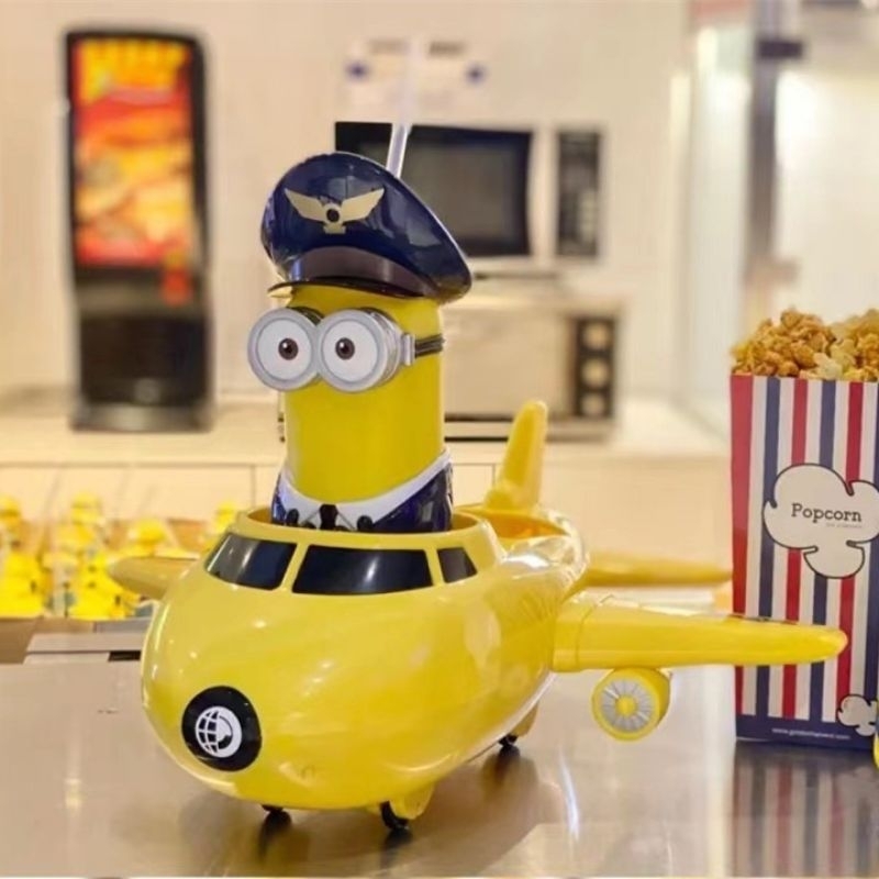 

minion popcorn bucket and drink kevin airplane pilot tempat popcorn