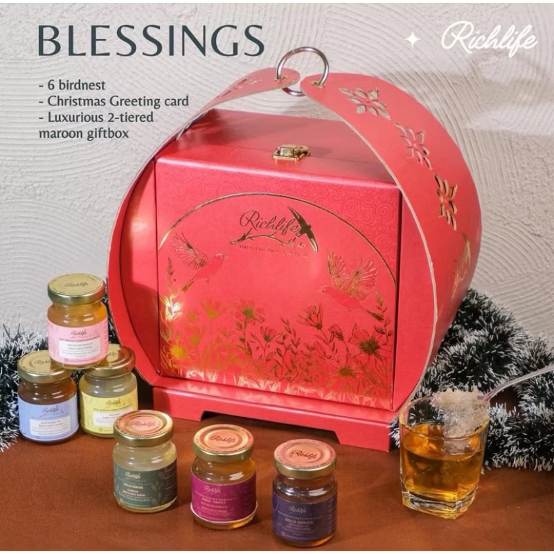 

BLESSING CHRISTMAS HAMPERS RICHLIFE BIRDNEST DRINK-HAMPERS NATAL SARANG BURUNG WALET