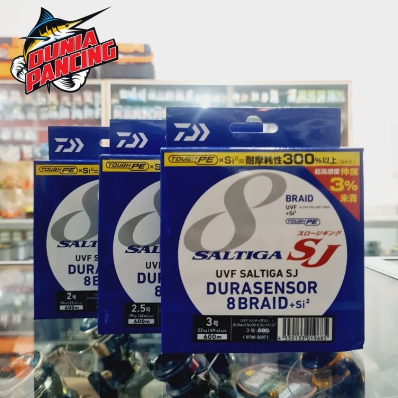 Senar PE Daiwa UVF Saltiga SJ Durasensor X8 600 Meter