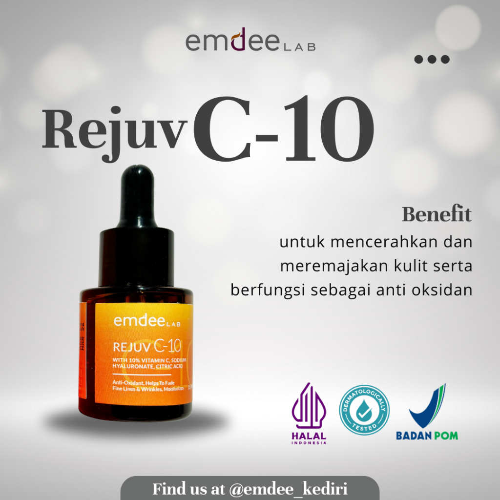 Emdee Lab Serum  Rejuve C-10 15 ml  / Vitamin C