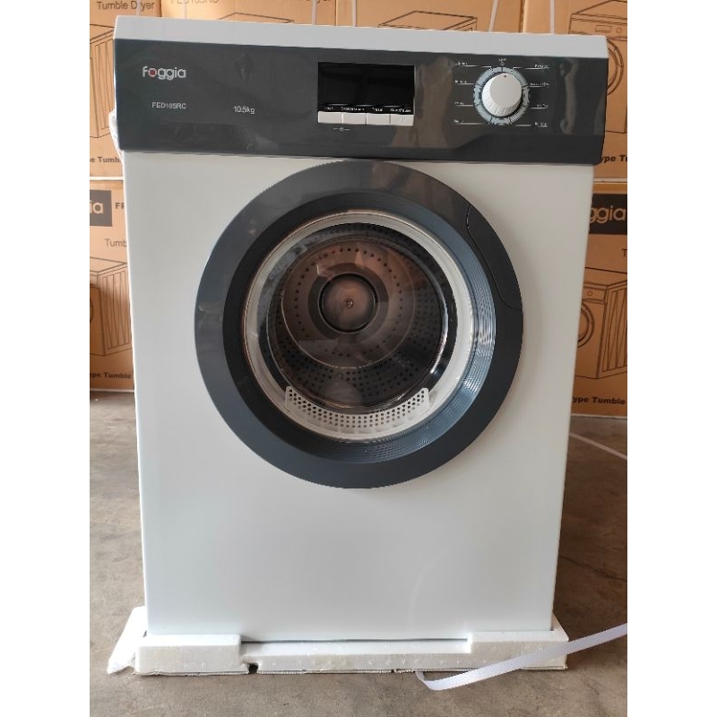 Mesin pengering Laundry Merk Foggia kapasitas 10,5 kg pemanas gas LPG