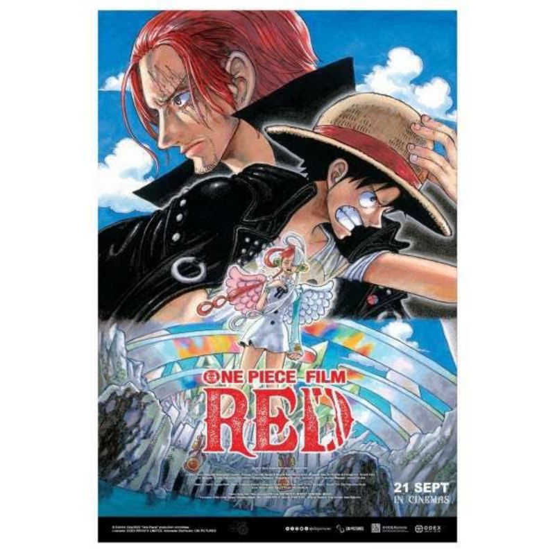 [ORIGINAL BIOSKOP] Poster Film ONE PIECE: RED (2022)